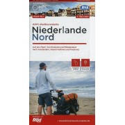 NL 1 Cykelkarta Nederländerna Norra
